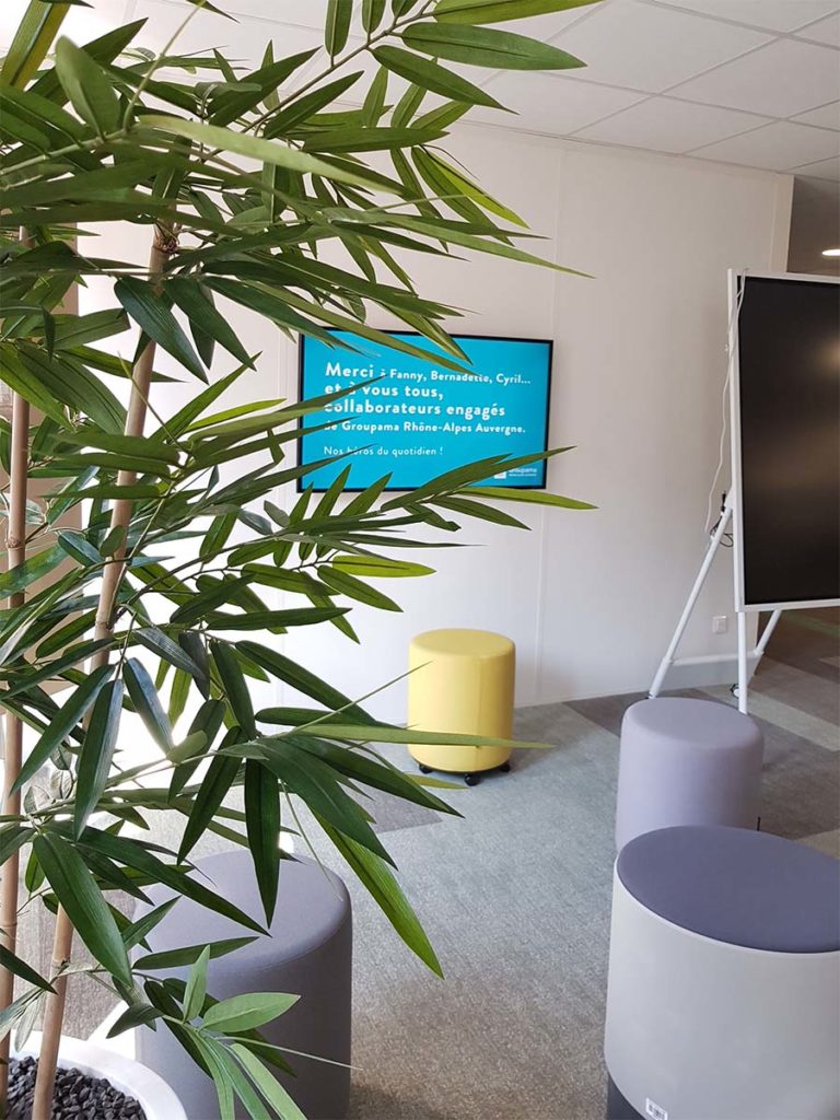 plante artificielle entreprise