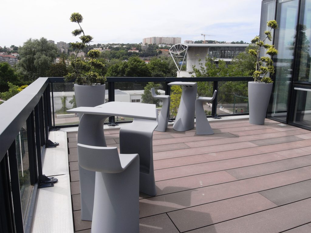 aménagement végétal pour terrasse extérieure